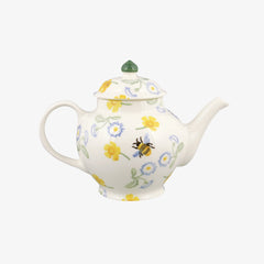 Personalised Buttercup & Daisies 2 Mug Teapot