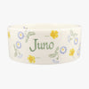 Personalised Buttercup & Daisies Large Pet Bowl
