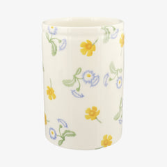 Personalised Buttercup & Daisies Medium Vase