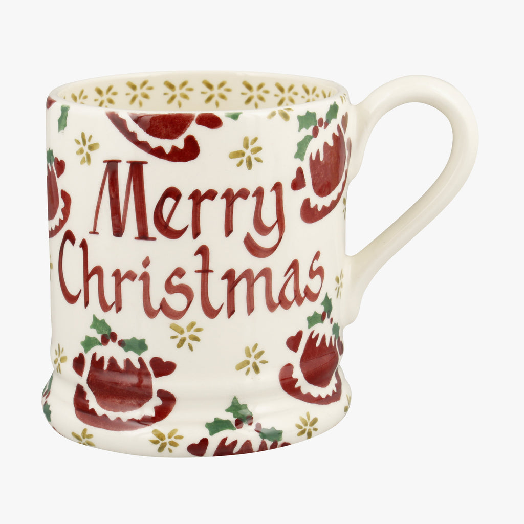 Personalised Christmas Puddings 1/2 Pint Mug