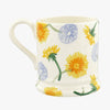 Personalised Dandelion 1/2 Pint Mug