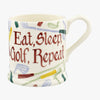 Personalised Golf 1/2 Pint Mug