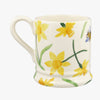 Personalised Little Daffodils 1/2 Pint Mug