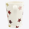Personalised Pink & Gold Stars Cocoa Mug