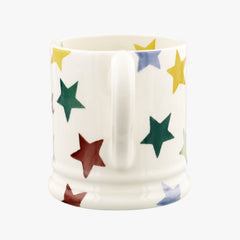 Personalised Polka Star 1/2 Pint Mug