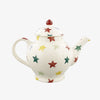 Personalised Polka Star 4 Mug Teapot