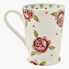 Personalised Rose & Bee Cocoa Mug