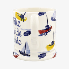 Personalised Scattered Boats 1 Pint Mug