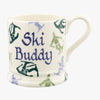 Personalised Skiing 1/2 Pint Mug