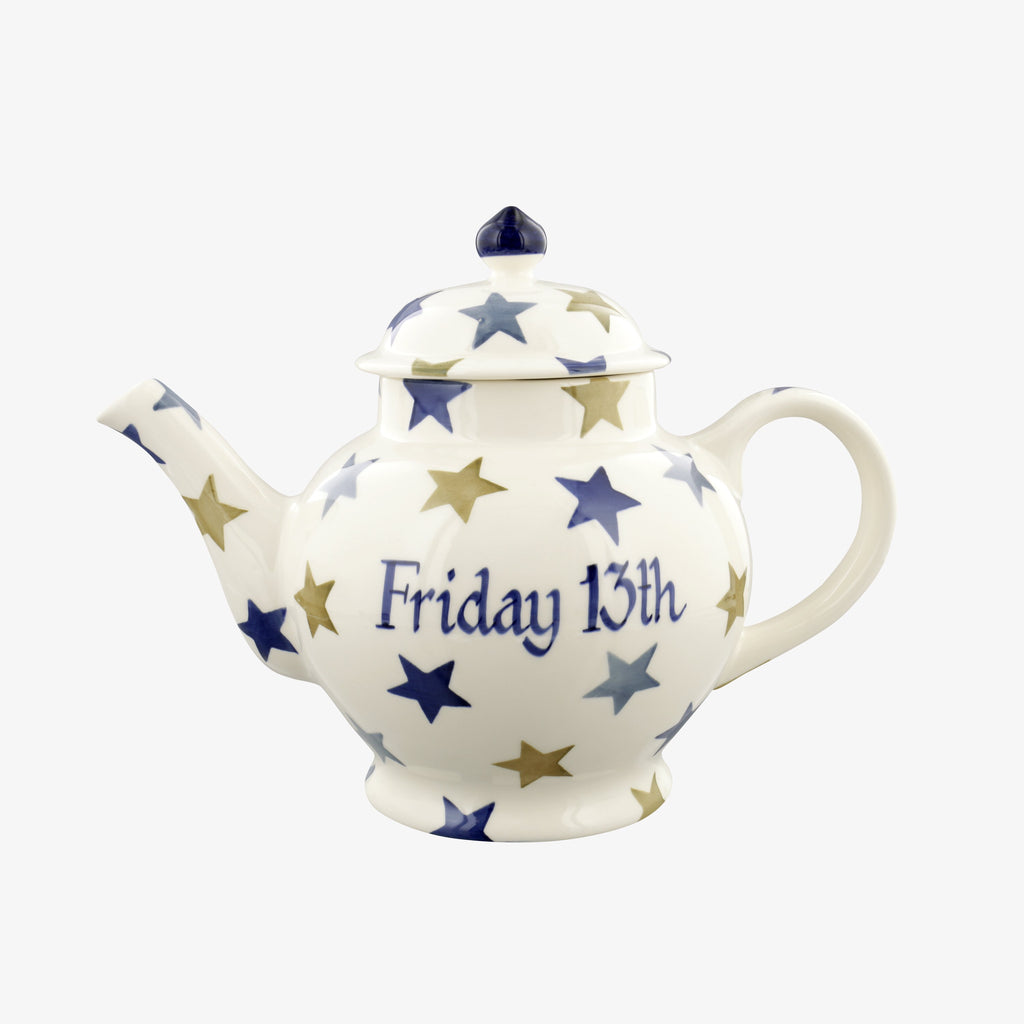 Personalised Stormy Stars 4 Mug Teapot