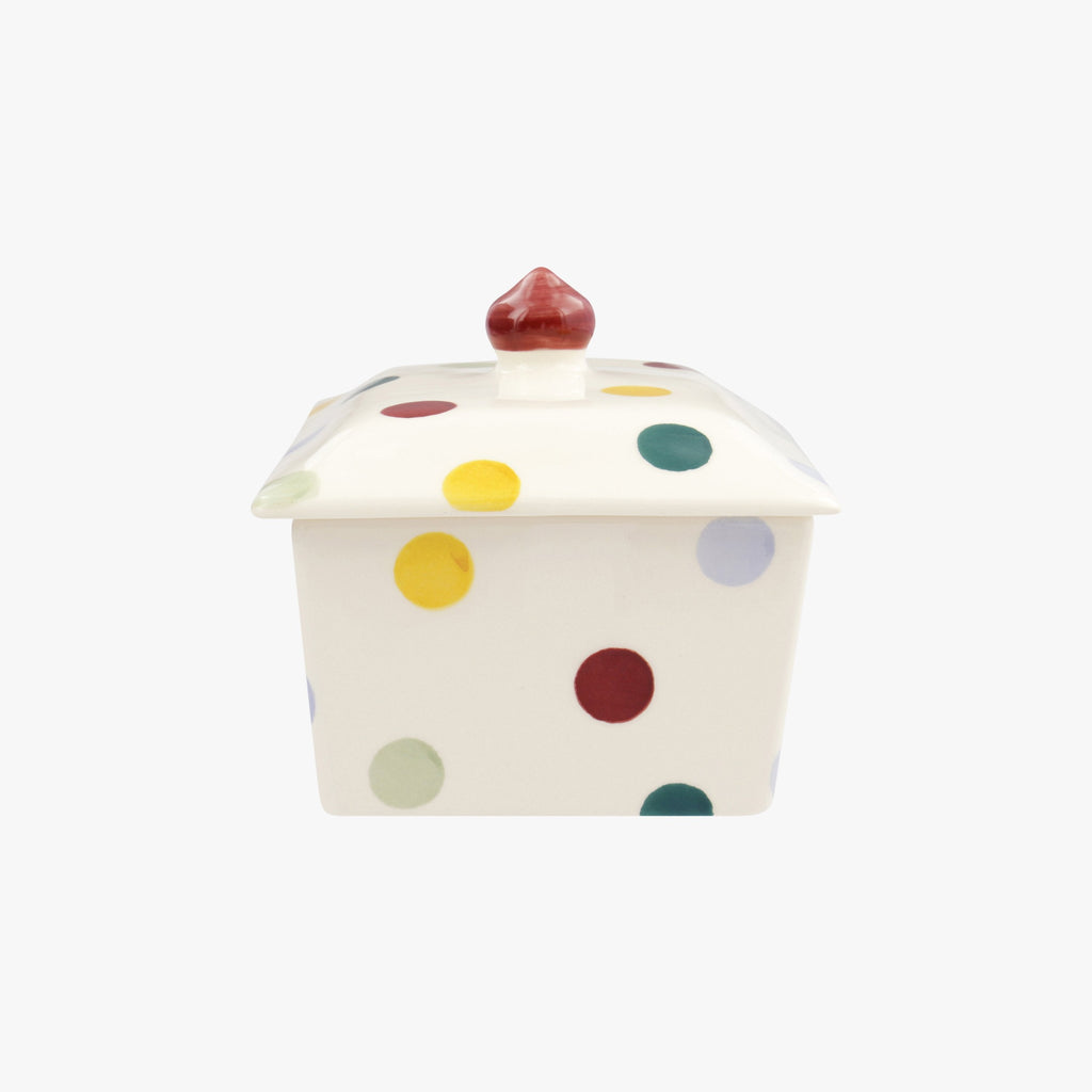 Seconds Polka Dot Small Butter Dish Emma Bridgewater UK