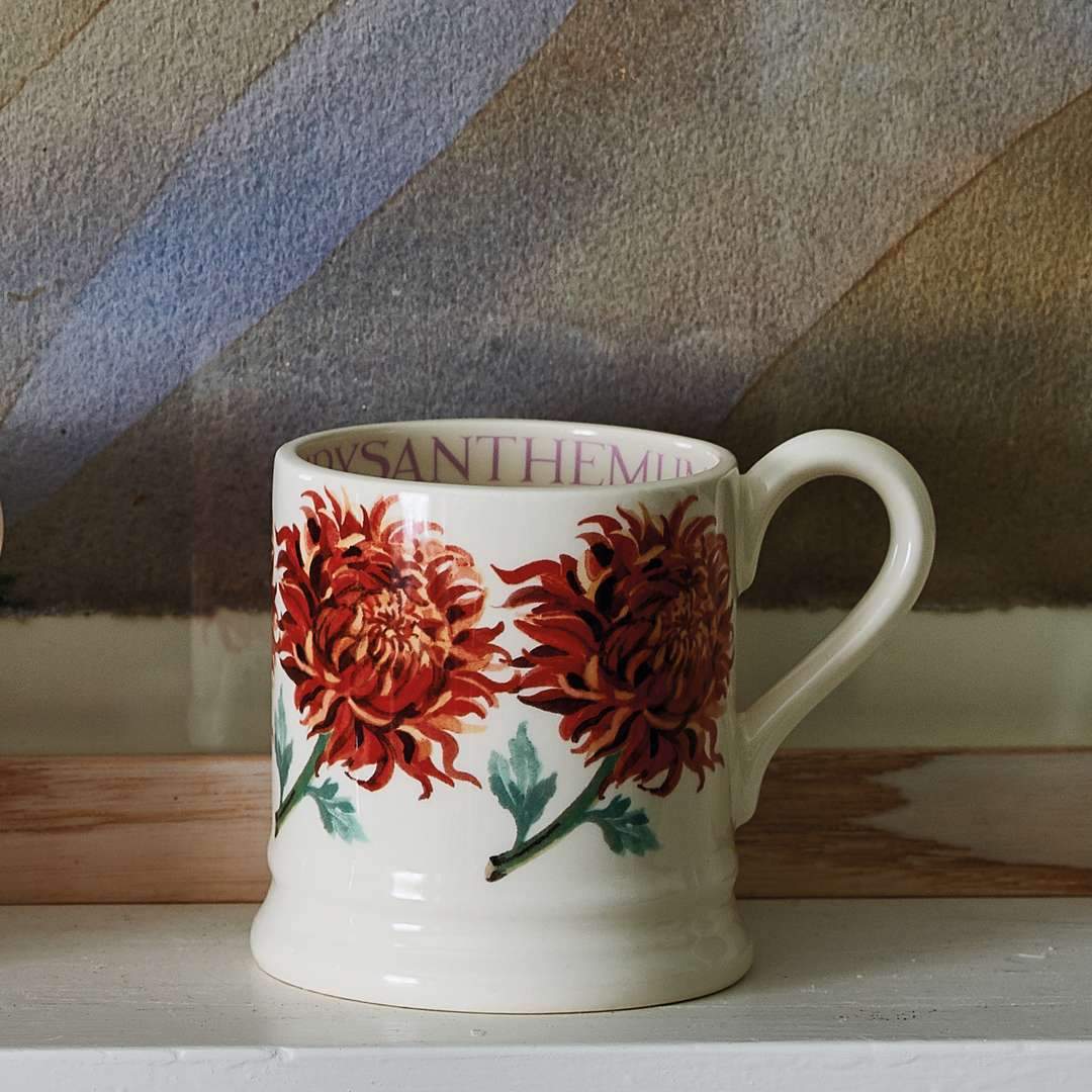 Flowers Chrysanthemum 1/2 Pint Mug