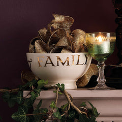 Gold Toast Friends & Family French Bowl